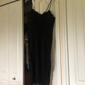 Black lace dress size M